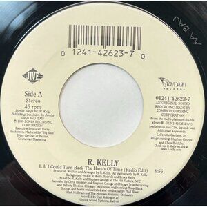 R Kelly If I Could Turn Back the Hands of Time / Dancing 45 Vinyl 90s Hip Hop